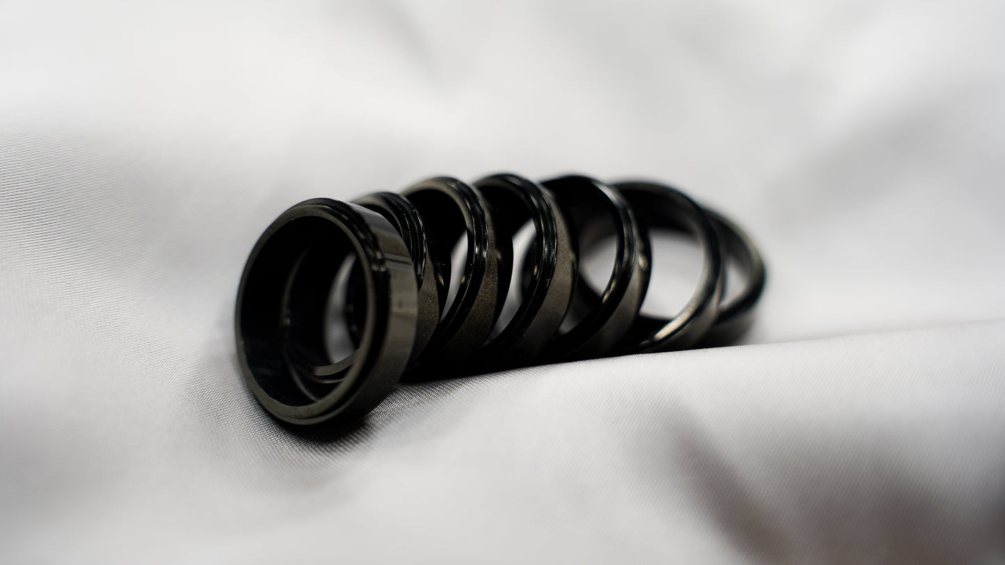 Black Fidget Rings